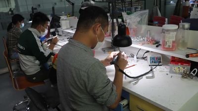 Standard Dental Lab Co., Limited línea de producción del fabricante