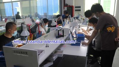 Standard Dental Lab Co., Limited línea de producción del fabricante