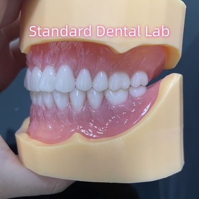 comprar Prótesis dental duradera Dientes acrílicos de arco completo Dentes extraíbles parciales fabricación en línea