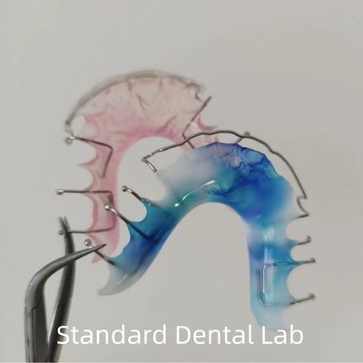 comprar Envase de Hawley alrededor del retenedor dental de retención de ortodoncia paladar acrílico dental fabricación en línea