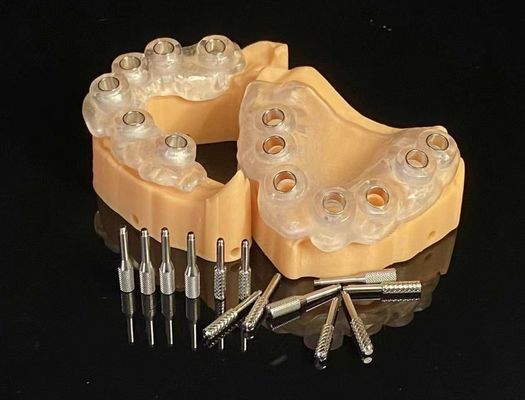 Guía quirúrgica 3D para el laboratorio dental estándar de implantes dentales