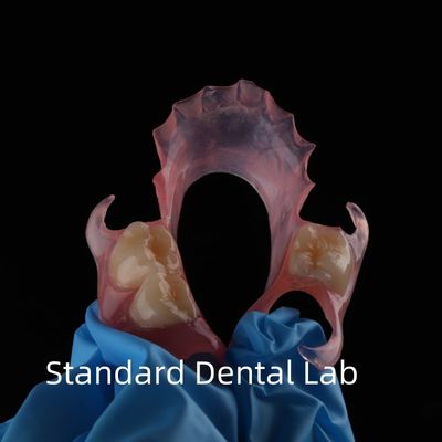 Alta estética Dental TCS Valplast Flexible Dentes parciales Dental Laboratorio color rosa