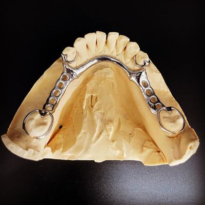 Cuadro de dentadura parcial de metal co-Cr para profesionales dentales