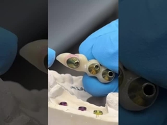 Implante de tornillo retenido de porcelana de cemento de zirconia Forma de cabeza hexagonal para estética de ajuste personalizado