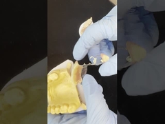 Marco de fundición de cobalto cromo personalizable con pegatinas muy buenas