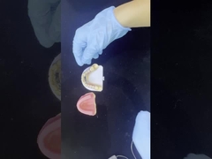 Marco de fundición de cobalto cromo personalizable con pegatinas muy buenas