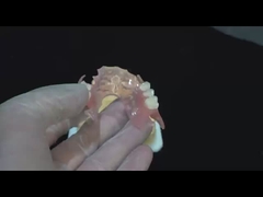 Dientes de Ace Rosa/Oscuro TCS Valplast Dentaduras parciales flexibles para alta estética Modelo de impresión 3D dental