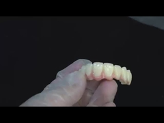 Porcelana todo en cuatro puente de zircónía alta estética puente de implantes dentales